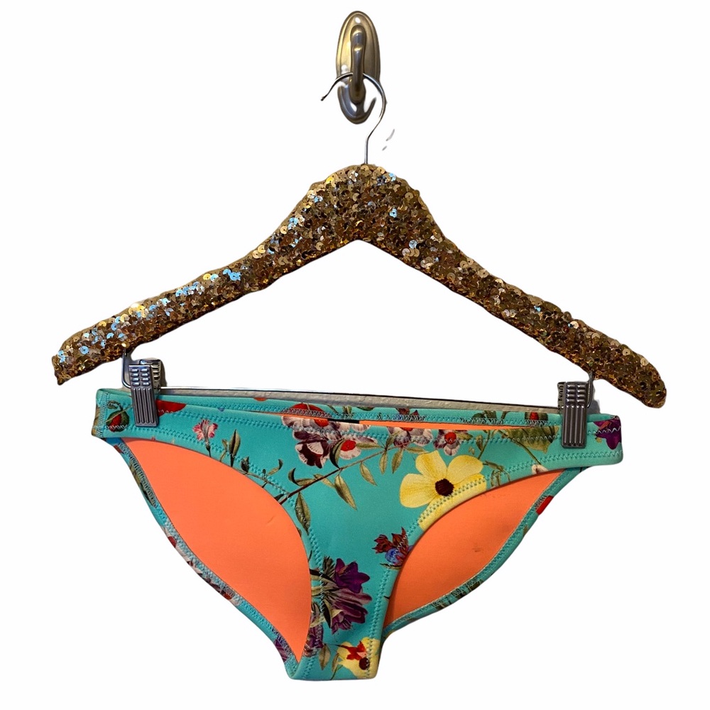 Triangl Paloma Arianca Blue Floral Hipster Bottoms